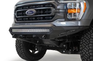 Ford F-150 Bumper - Front - Addictive Desert Designs - Stealth Fighter - Hammer Black - `21-`27 Ford F-150 Bumper - Front - Addictive Desert Designs - Stealth Fighter - Hammer Black - `21-`27